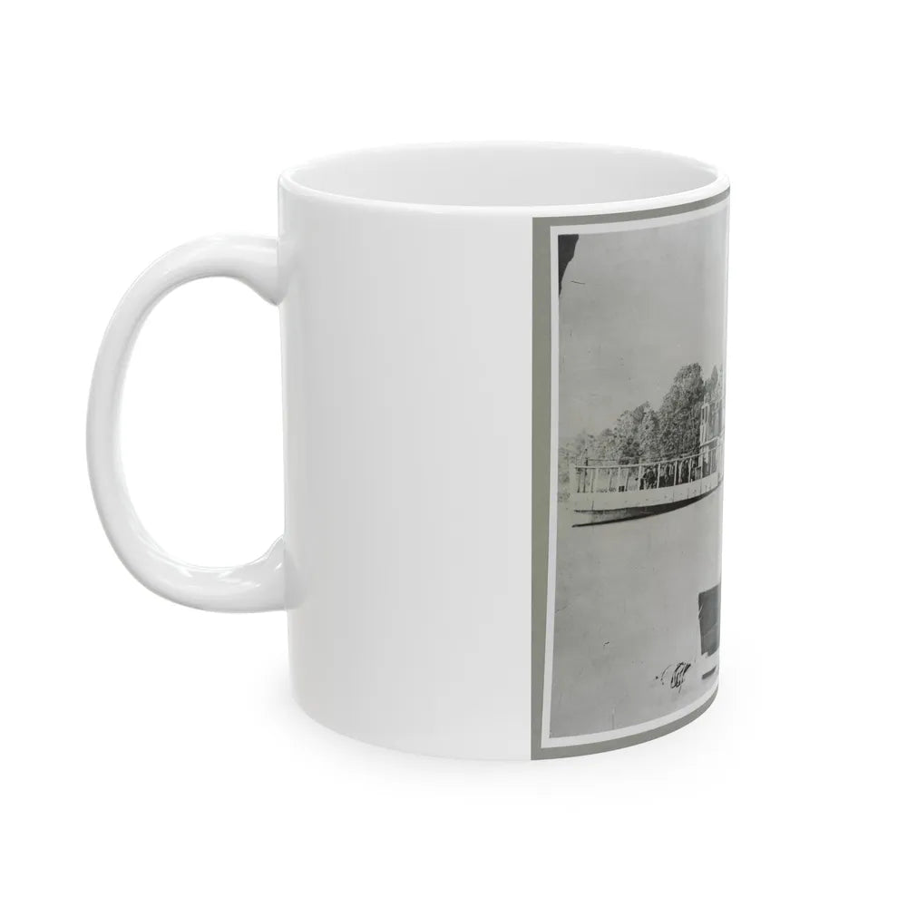 River Gunboat (U.S. Civil War) White Coffee Mug-Go Mug Yourself