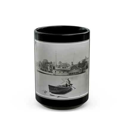 River Gunboat (U.S. Civil War) Black Coffee Mug 15oz - Go Mug Yourself