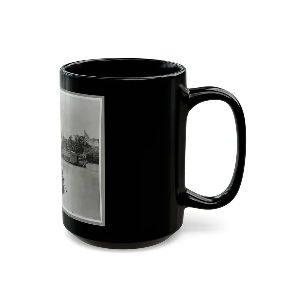River Gunboat (U.S. Civil War) Black Coffee Mug - Go Mug Yourself