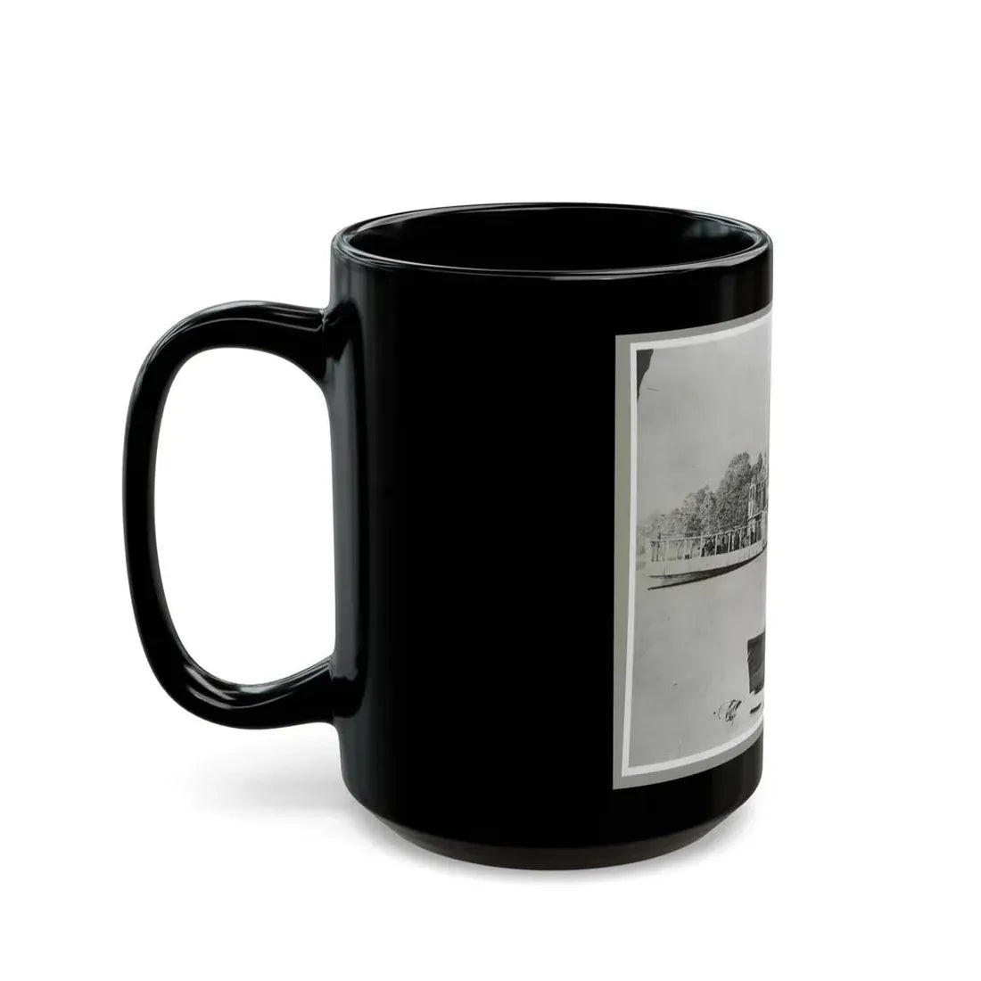 River Gunboat (U.S. Civil War) Black Coffee Mug - Go Mug Yourself