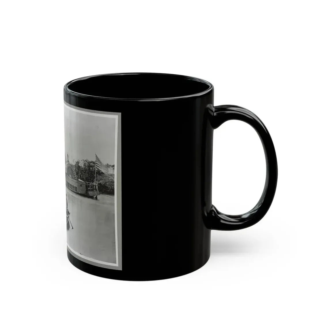 River Gunboat (U.S. Civil War) Black Coffee Mug - Go Mug Yourself
