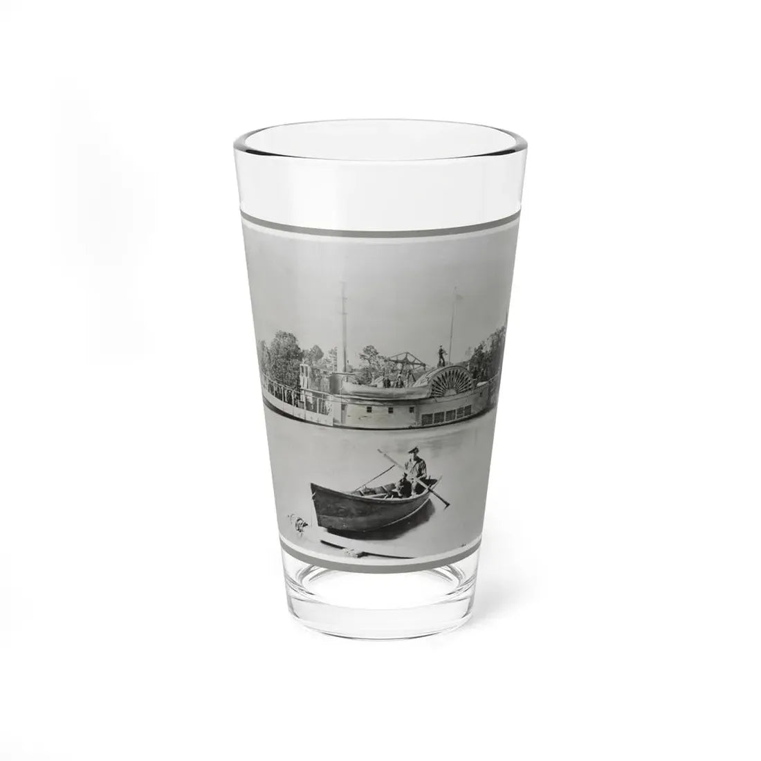 River Gunboat (U.S. Civil War) Pint Glass 16oz 16oz - Go Mug Yourself