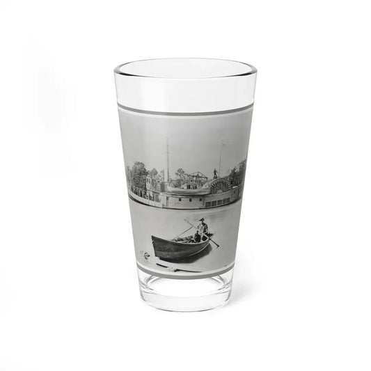 River Gunboat (U.S. Civil War) Pint Glass 16oz 16oz - Go Mug Yourself