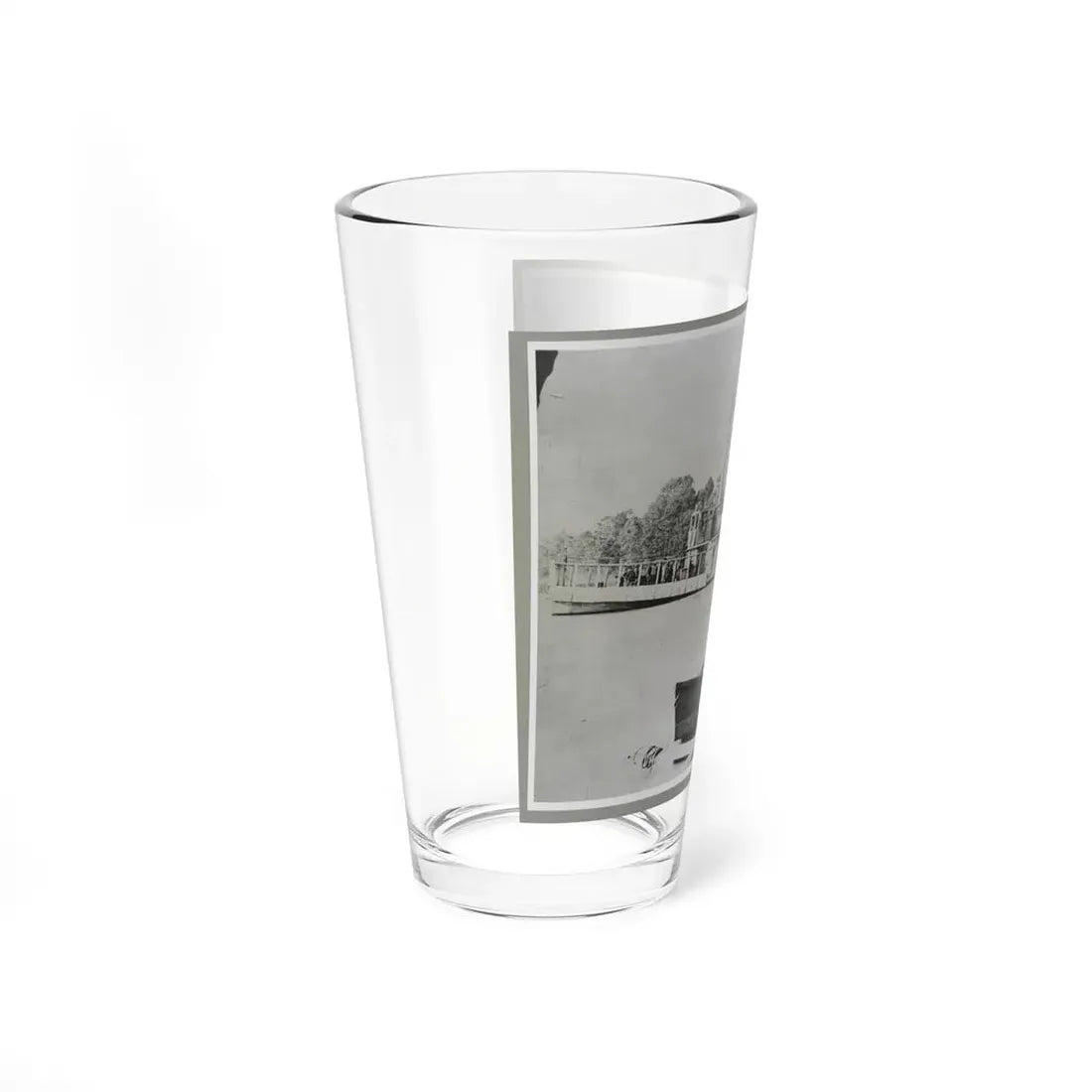 River Gunboat (U.S. Civil War) Pint Glass 16oz - Go Mug Yourself