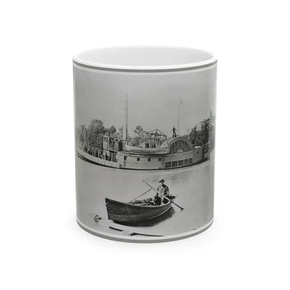 River Gunboat (U.S. Civil War) White Coffee Mug 11oz - Go Mug Yourself