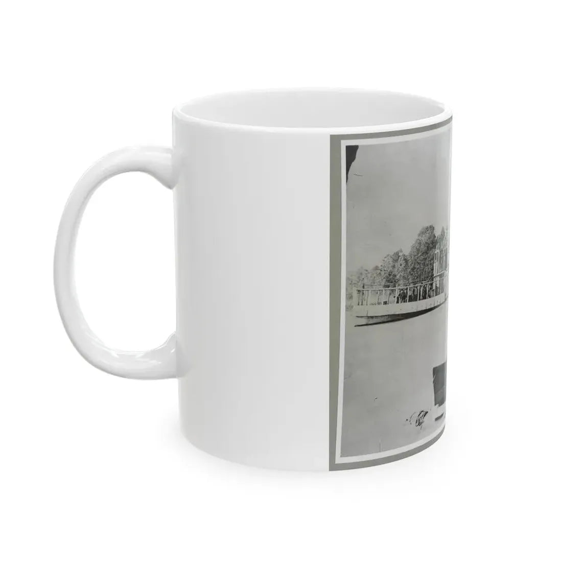 River Gunboat (U.S. Civil War) White Coffee Mug - Go Mug Yourself