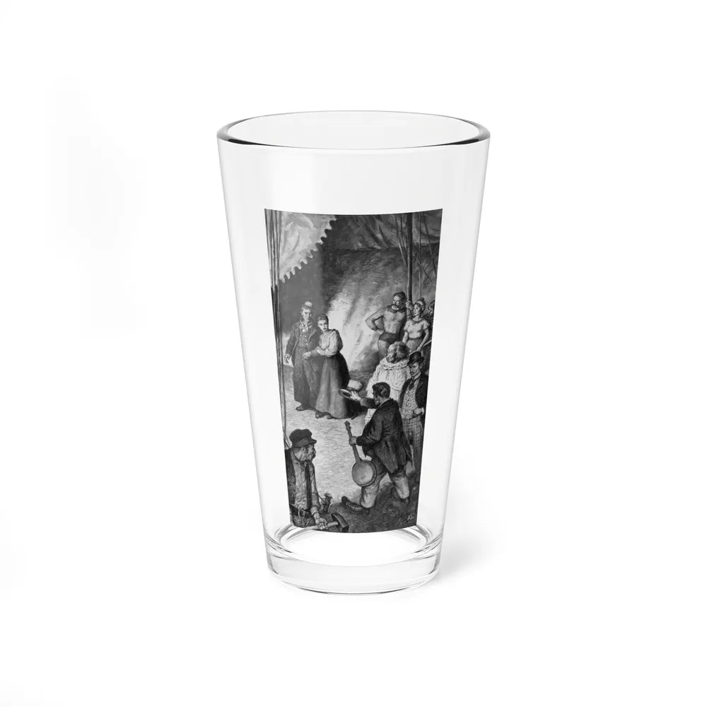 River Scene (Magazine Illustration) Pint Glass 16oz-16oz-Go Mug Yourself