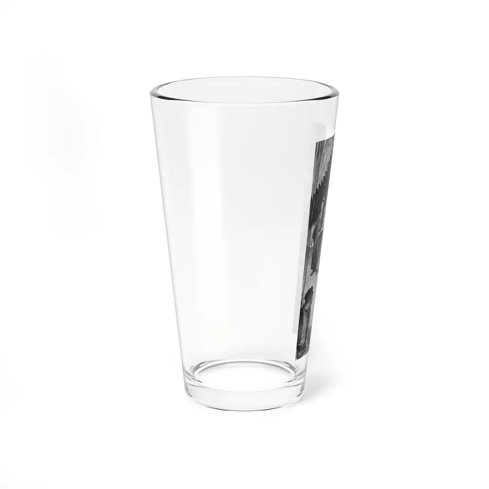 River Scene (Magazine Illustration) Pint Glass 16oz-Go Mug Yourself