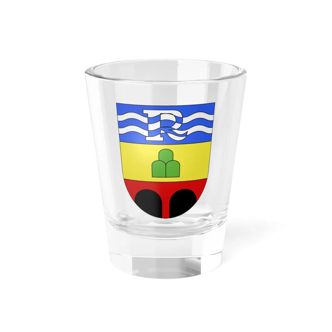 Rivera-coat of arms (Switzerland) (Coat of Arms) Shot Glass 1.5oz 1.5oz - Go Mug Yourself