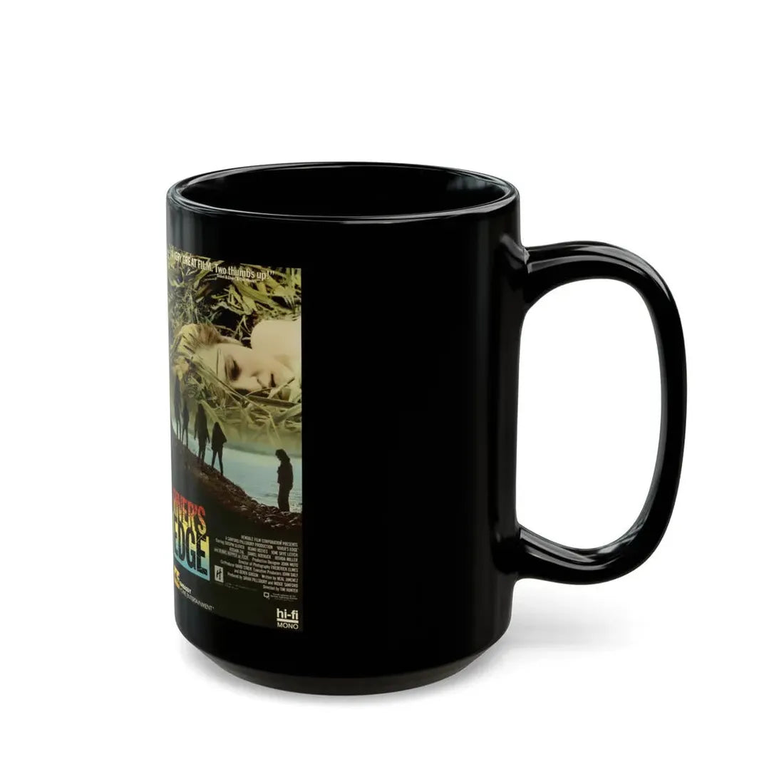 RIVERS EDGE (VHS COVER) - Black Coffee Mug - Go Mug Yourself