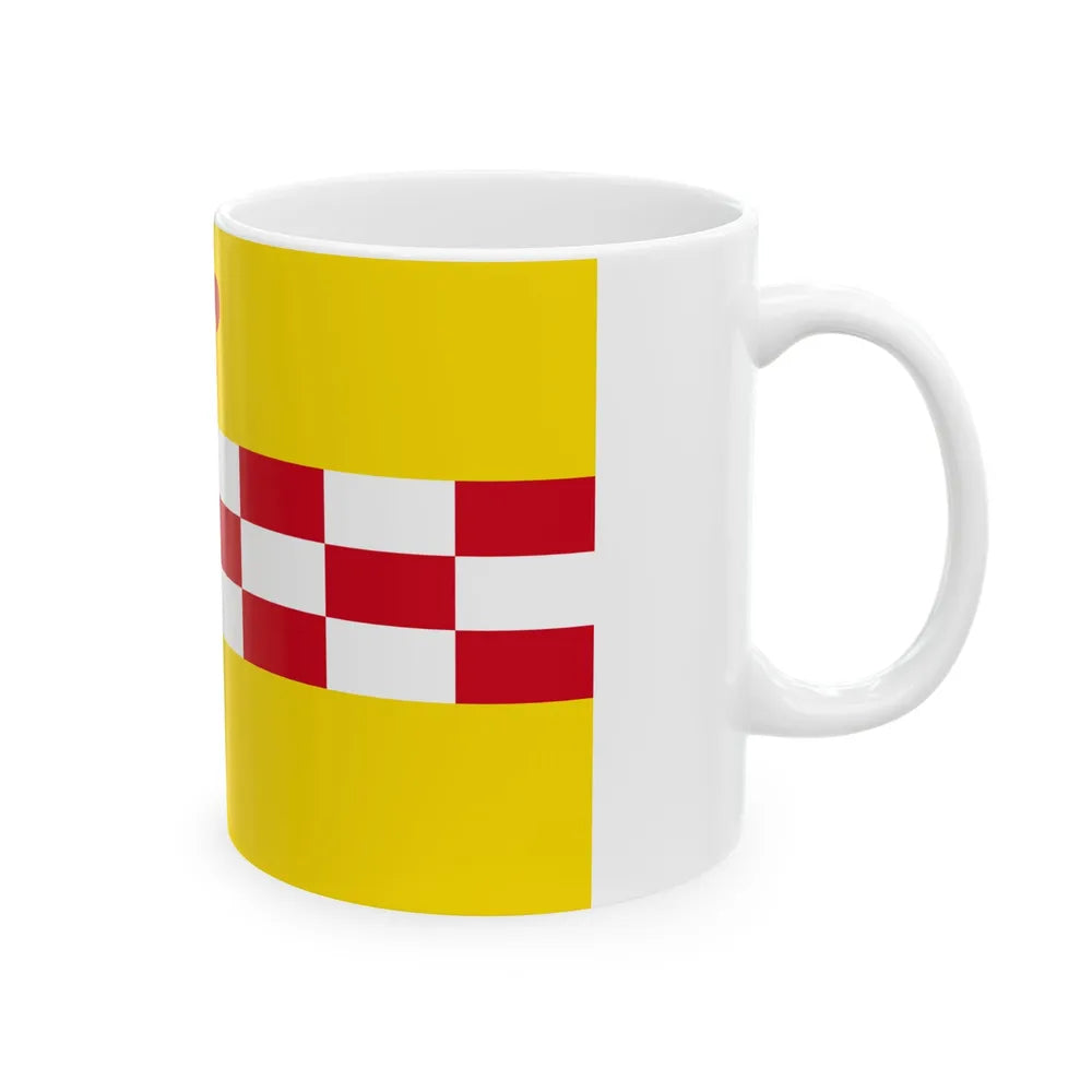 Rixensart vlag (Belgium) White Coffee Mug - Go Mug Yourself