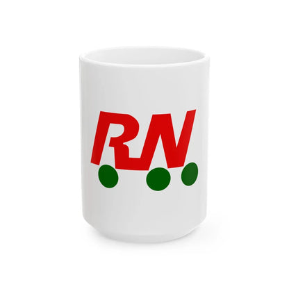 RN icon (Portugal) White Coffee Mug 15oz - Go Mug Yourself