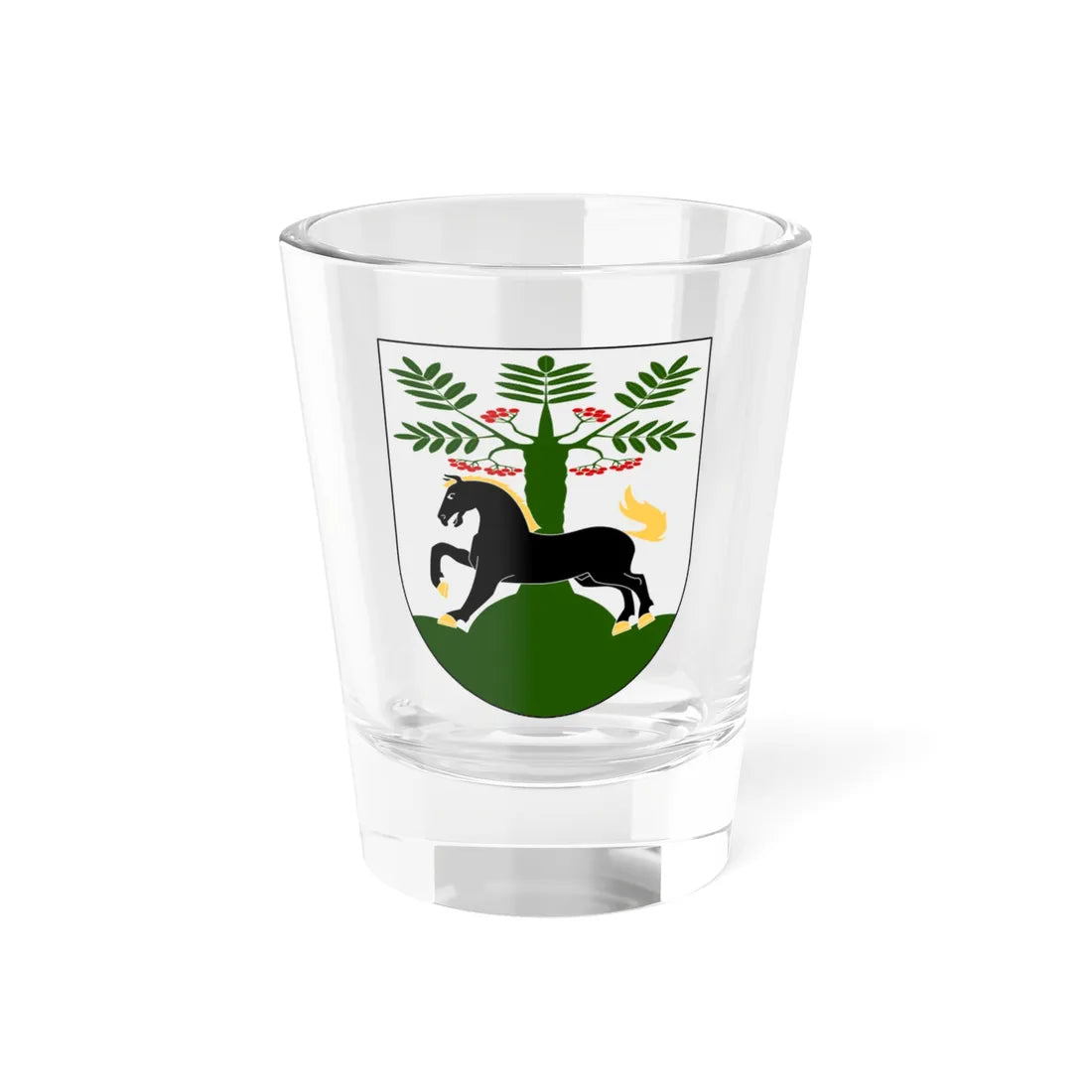 Rönneberg vapen (Sweden) (Coat of Arms) Shot Glass 1.5oz 1.5oz - Go Mug Yourself
