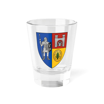 RO Alba County CoA (Oman) (Coat of Arms) Shot Glass 1.5oz 1.5oz - Go Mug Yourself