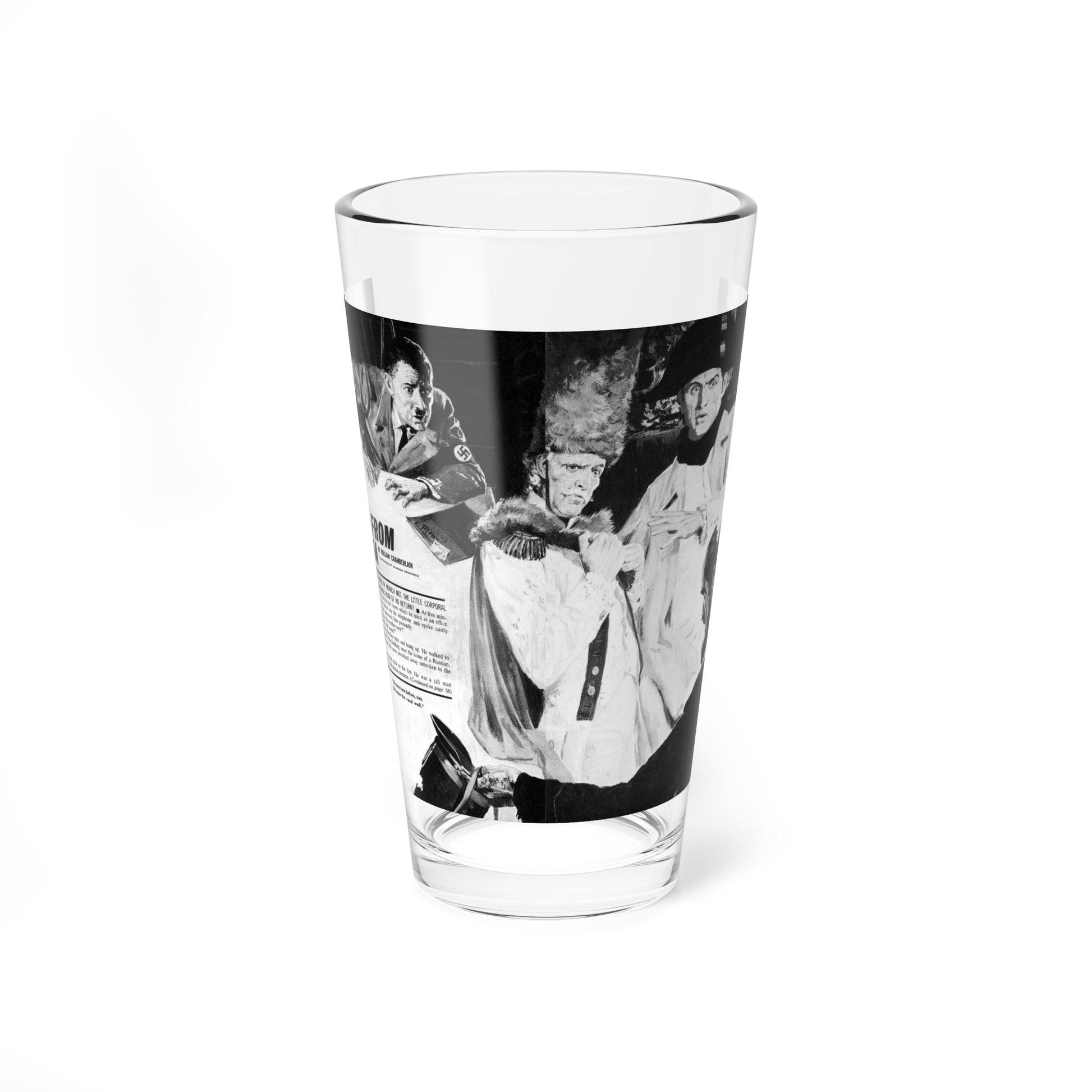 Road From Russia, Adventure, October 1963 (Magazine Illustration) Pint Glass 16oz-16oz-Go Mug Yourself