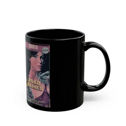 ROAD GAMES (VHS COVER) - Black Coffee Mug - Go Mug Yourself