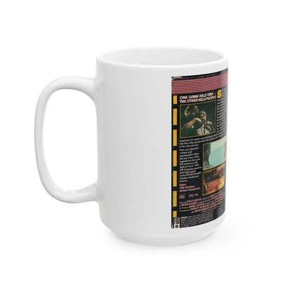 ROAD GAMES (VHS COVER) - White Coffee Mug - Go Mug Yourself