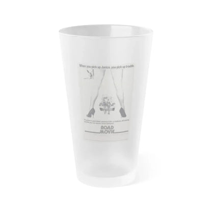 ROAD MOVIE 1973 Movie Poster - Frosted Pint Glass 16oz 16oz Frosted - Go Mug Yourself