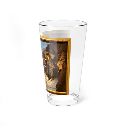 Roads of Doubt by William MacLeon Raine, Woman's Home Companion, February 1925 (Magazine Illustration) Pint Glass 16oz - Go Mug Yourself