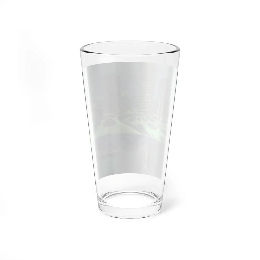 Roads That Glow (Magazine Illustration) Pint Glass 16oz-Go Mug Yourself