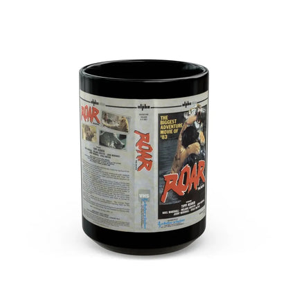 ROAR THE MOVIE (VHS COVER) - Black Coffee Mug 15oz - Go Mug Yourself