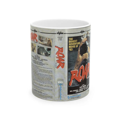 ROAR THE MOVIE (VHS COVER) - White Coffee Mug-11oz-Go Mug Yourself