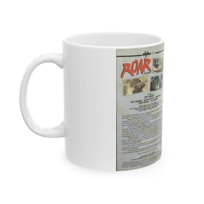 ROAR THE MOVIE (VHS COVER) - White Coffee Mug - Go Mug Yourself