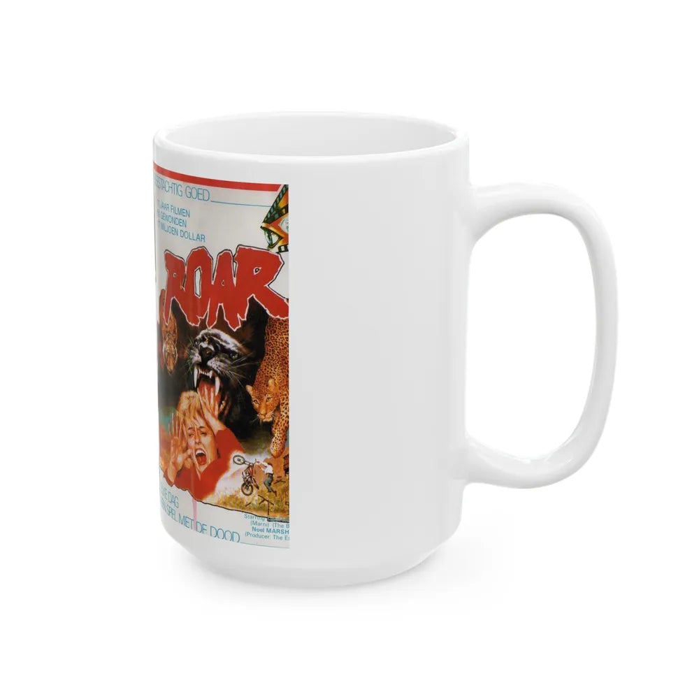 ROAR (VHS COVER) - White Coffee Mug-Go Mug Yourself