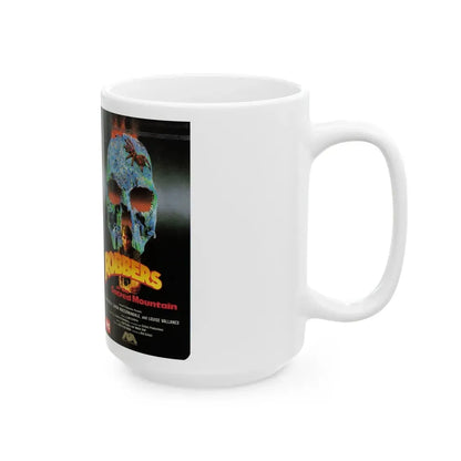 ROBBERS OF SACRED MOUNTAIN (VHS COVER) - White Coffee Mug - Go Mug Yourself