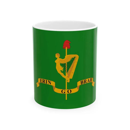 Robert Emmet flag (Ireland) White Coffee Mug 11oz - Go Mug Yourself