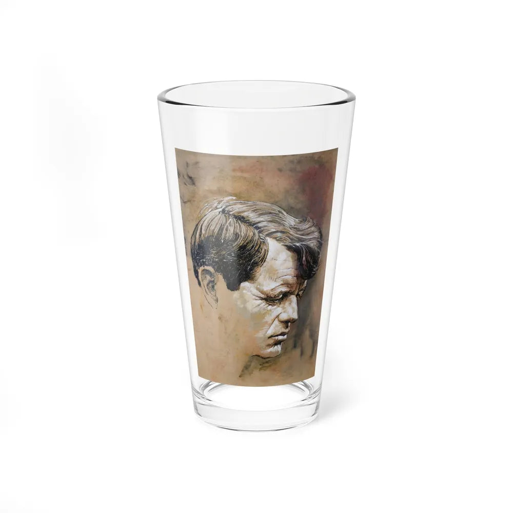 Robert F. Kennedy, 1968 (Magazine Illustration) Pint Glass 16oz-16oz-Go Mug Yourself