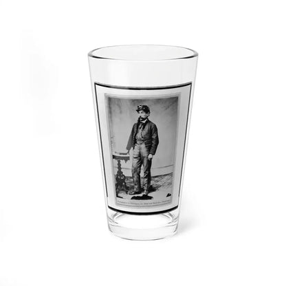 Robert H. Kelly, Union Soldier, Full-Length Portrait, Standing, Facing Left (U.S. Civil War) Pint Glass 16oz 16oz - Go Mug Yourself