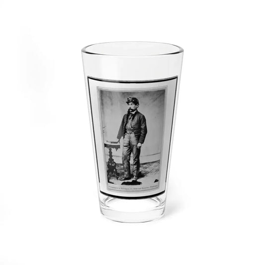 Robert H. Kelly, Union Soldier, Full-Length Portrait, Standing, Facing Left (U.S. Civil War) Pint Glass 16oz 16oz - Go Mug Yourself