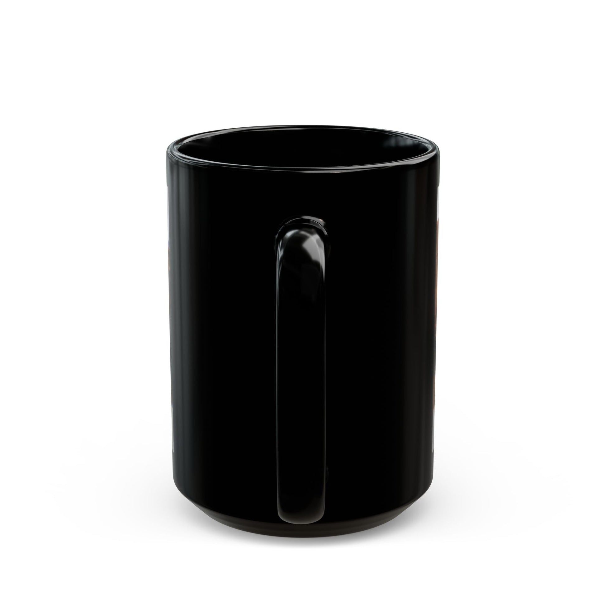 Robert McGinnis (1926-) Beyond The Shining River - Black Coffee Mug-Go Mug Yourself