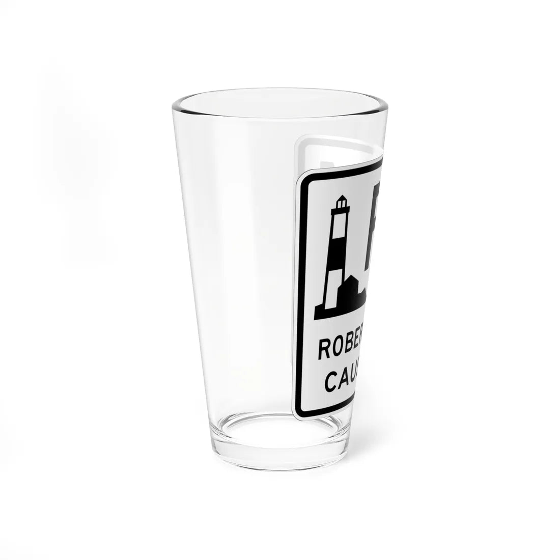 Robert Moses Cswy Shield (New York) (Road Sign) Pint Glass 16oz - Go Mug Yourself