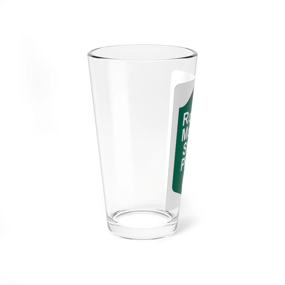 Robert Moses State Pkwy Shield (New York) (Road Sign) Pint Glass 16oz - Go Mug Yourself