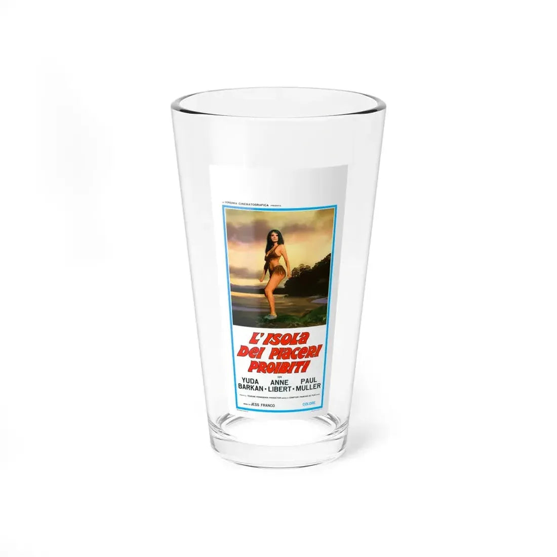 ROBINSON AND HIS TEMPESTUOUS SLAVES 1972 Movie Poster - Pint Glass 16oz - Go Mug Yourself