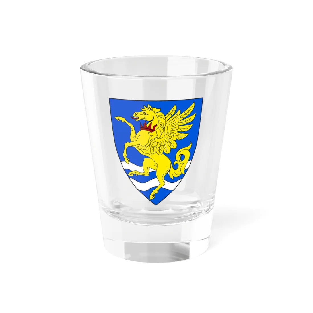 Robinson College Crest (England) (Coat of Arms) Shot Glass 1.5oz 1.5oz - Go Mug Yourself