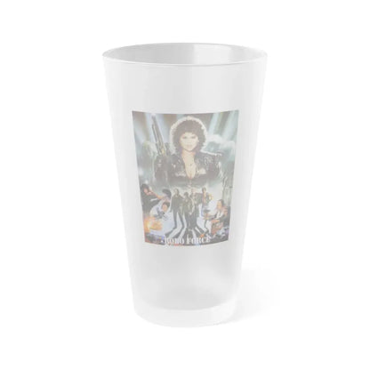 ROBO FORCE (I LOVE MARIA) (PAKISTAN) 1988 Movie Poster - Frosted Pint Glass 16oz 16oz Frosted - Go Mug Yourself