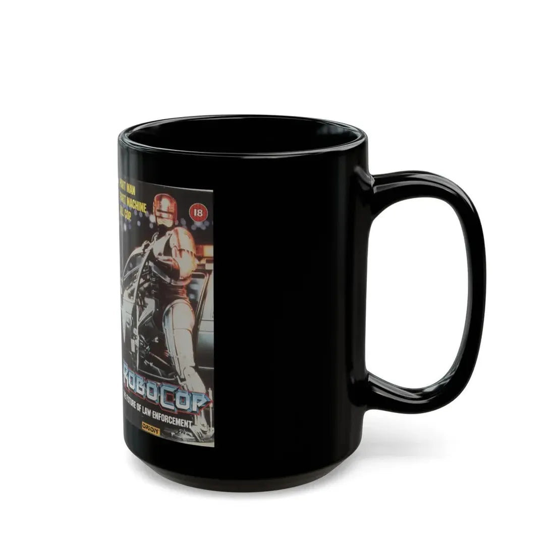 ROBOCOP (VHS COVER) - Black Coffee Mug - Go Mug Yourself