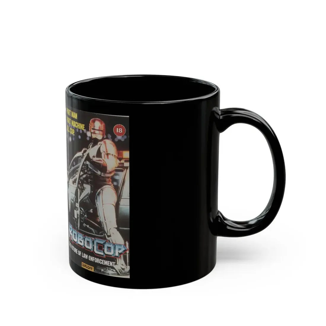 ROBOCOP (VHS COVER) - Black Coffee Mug - Go Mug Yourself