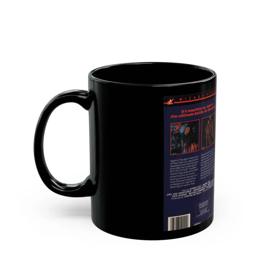 ROBOT HOLOCAUST (VHS COVER) - Black Coffee Mug - Go Mug Yourself