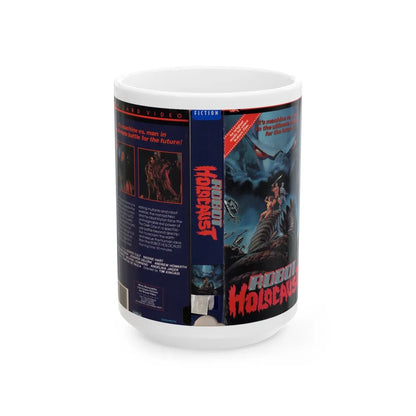 ROBOT HOLOCAUST (VHS COVER) - White Coffee Mug-15oz-Go Mug Yourself