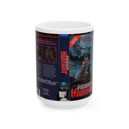 ROBOT HOLOCAUST (VHS COVER) - White Coffee Mug 15oz - Go Mug Yourself