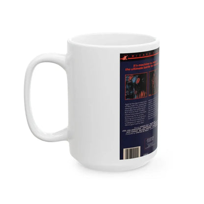 ROBOT HOLOCAUST (VHS COVER) - White Coffee Mug - Go Mug Yourself