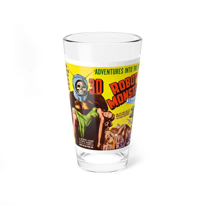 ROBOT MONSTER 1953 Movie Poster - Pint Glass 16oz-16oz-Go Mug Yourself