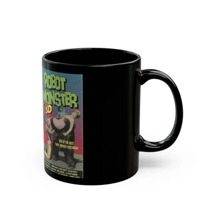 ROBOT MONSTER 3D (VHS COVER) - Black Coffee Mug - Go Mug Yourself