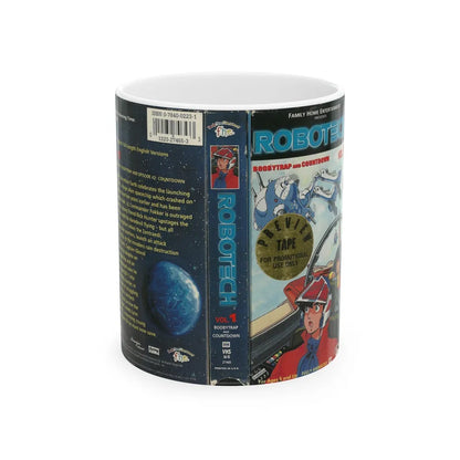 ROBOTECH VOLUME 1 (VHS COVER) - White Coffee Mug-11oz-Go Mug Yourself