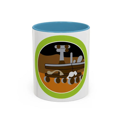 Robotics (Boy Scout Merit Badge) Accent Coffee Mug 11oz Light Blue - Go Mug Yourself
