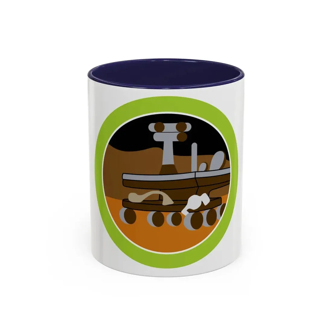 Robotics (Boy Scout Merit Badge) Accent Coffee Mug 11oz Navy - Go Mug Yourself